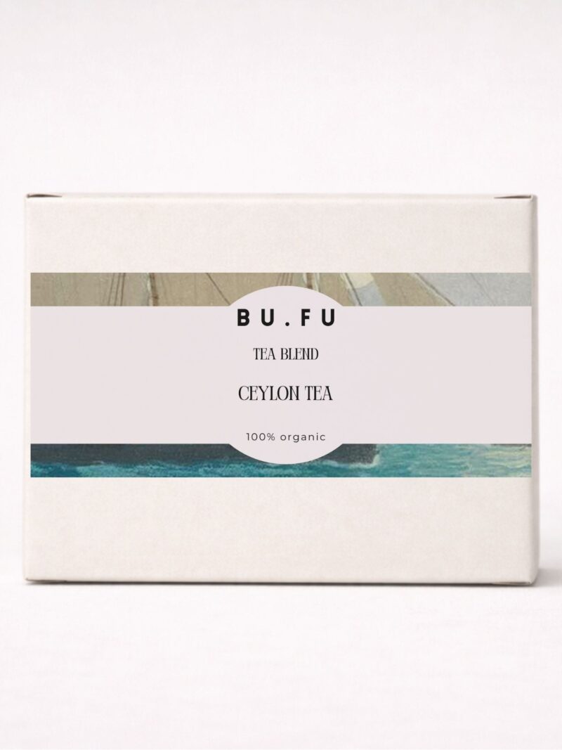 Bufu Tea Nuwara Ceylon Sri Lanka Seylan siyah çayı ürün kutusu