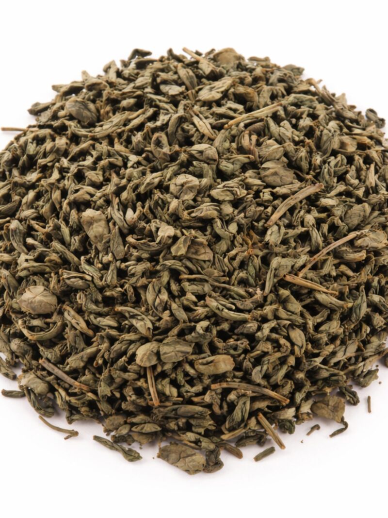 Bufu Tea Chun Mee Çin yeşil çayı yaprakları