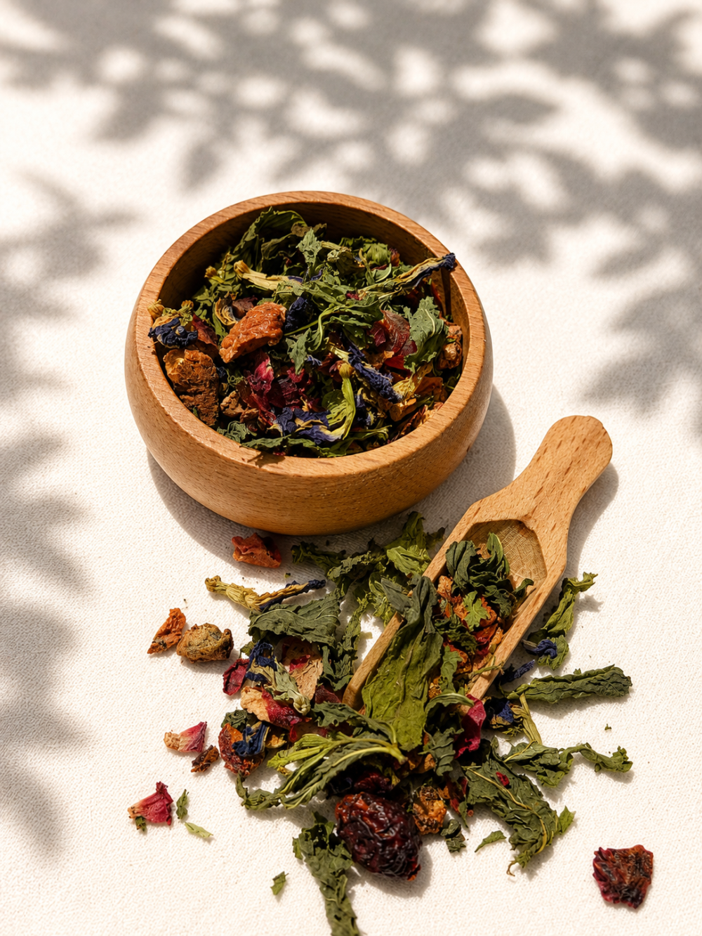 Bufu Tea Cool Ginger doğal bitki çayı yakın plan ürün detayı