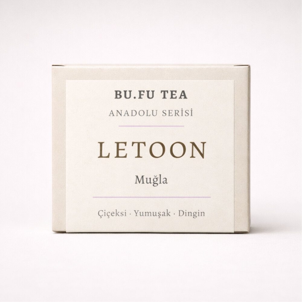 Bufu Tea Letoon Anadolu Serisi doğal bitki çayı ürün kutusu