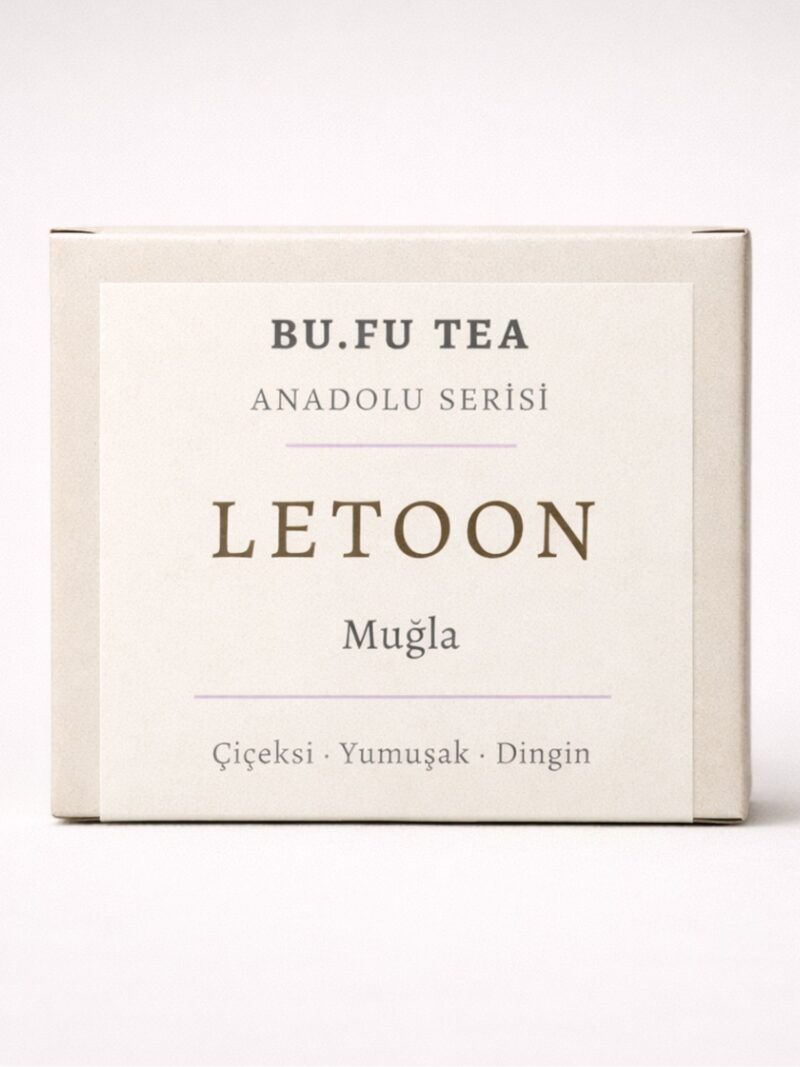 Bufu Tea Letoon Anadolu Serisi doğal bitki çayı ürün kutusu