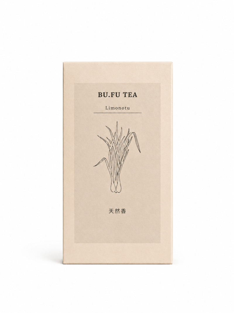 Bufu Tea Lemongrass doğal tütsü ürün kutusu