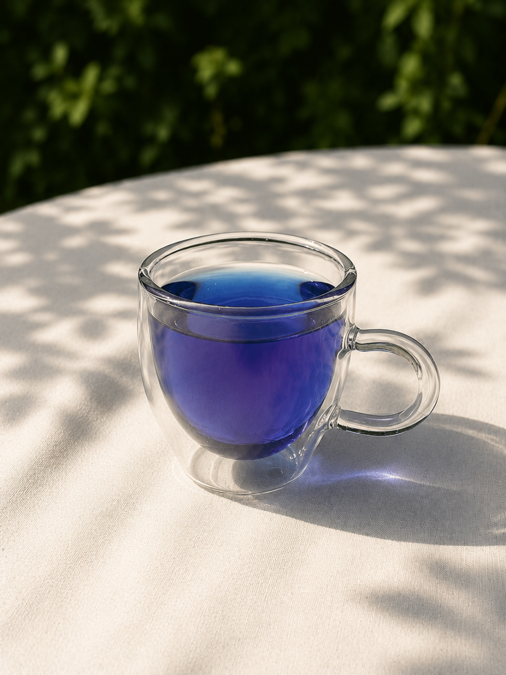 Bufu Tea Blue Butterfly Tea demlenmiş mavi kelebek çayı