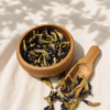 Bufu Tea Blue Butterfly Tea mavi kelebek çayı yakın plan ürün detayı