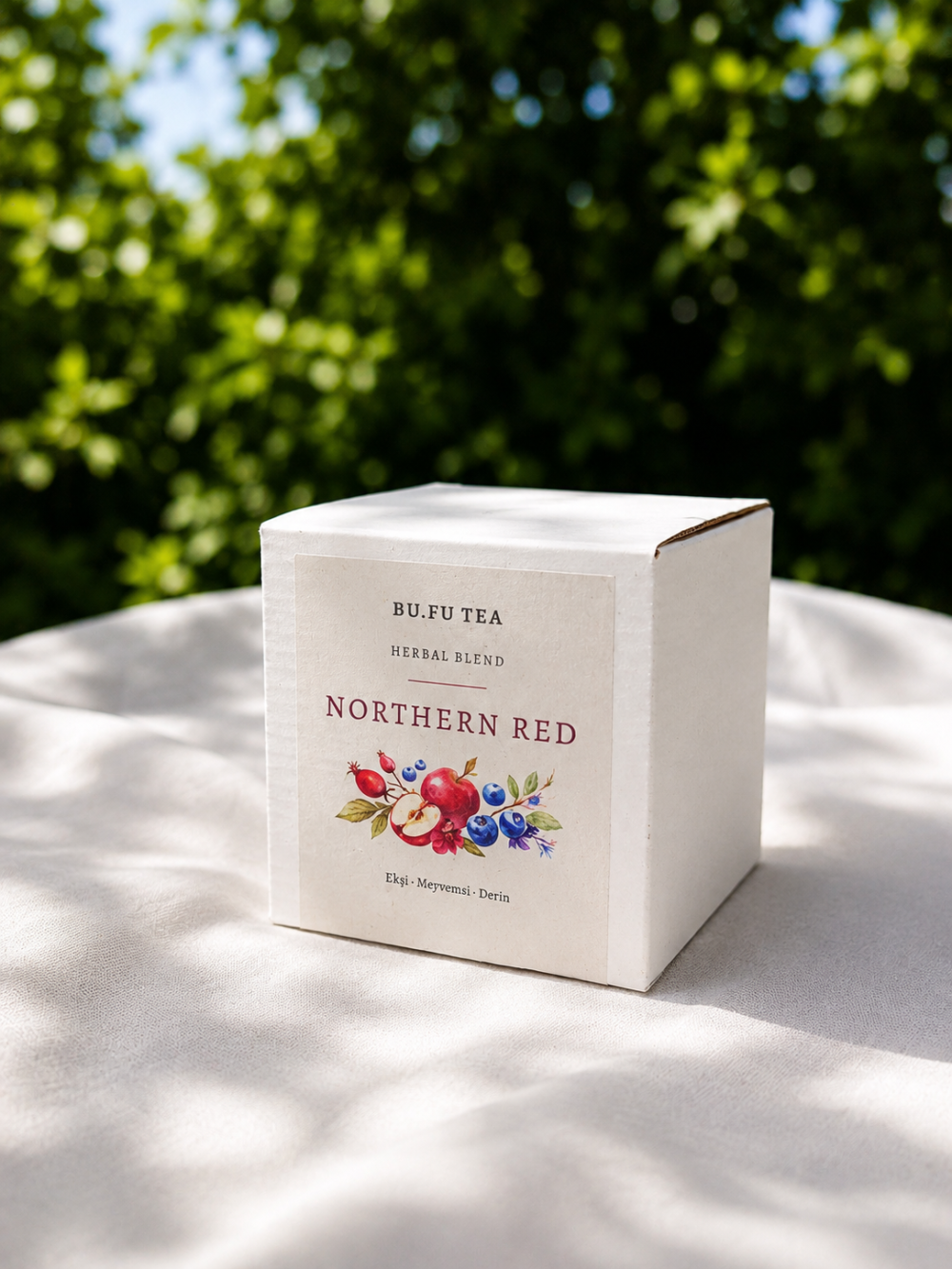 Bufu Tea Northern Red doğal bitki çayı yaşam tarzı görseli