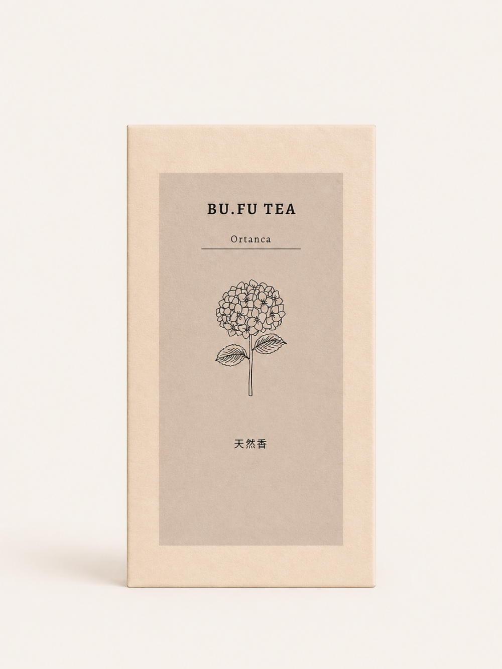 Bufu Tea Ortanca doğal tütsü ürün kutusu