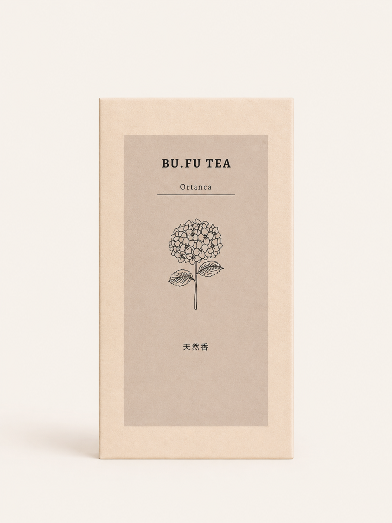 Bufu Tea Ortanca doğal tütsü ürün kutusu