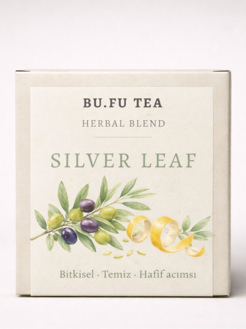 Bufu Tea Silver Leaf doğal bitki çayı ürün kutusu