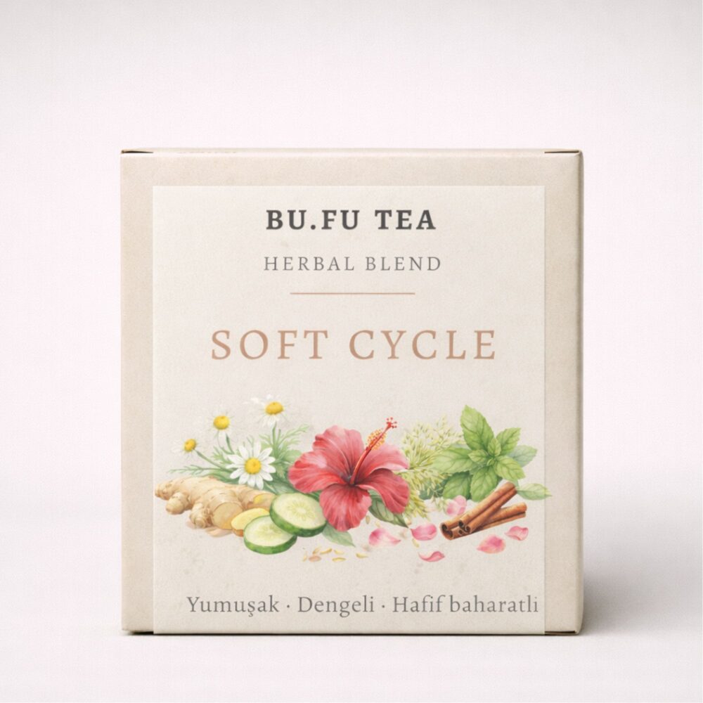 Bufu Tea Soft Cycle doğal bitki çayı ürün kutusu
