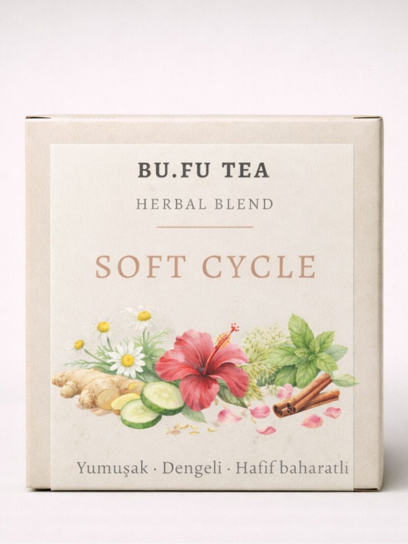 Bufu Tea Soft Cycle doğal bitki çayı ürün kutusu