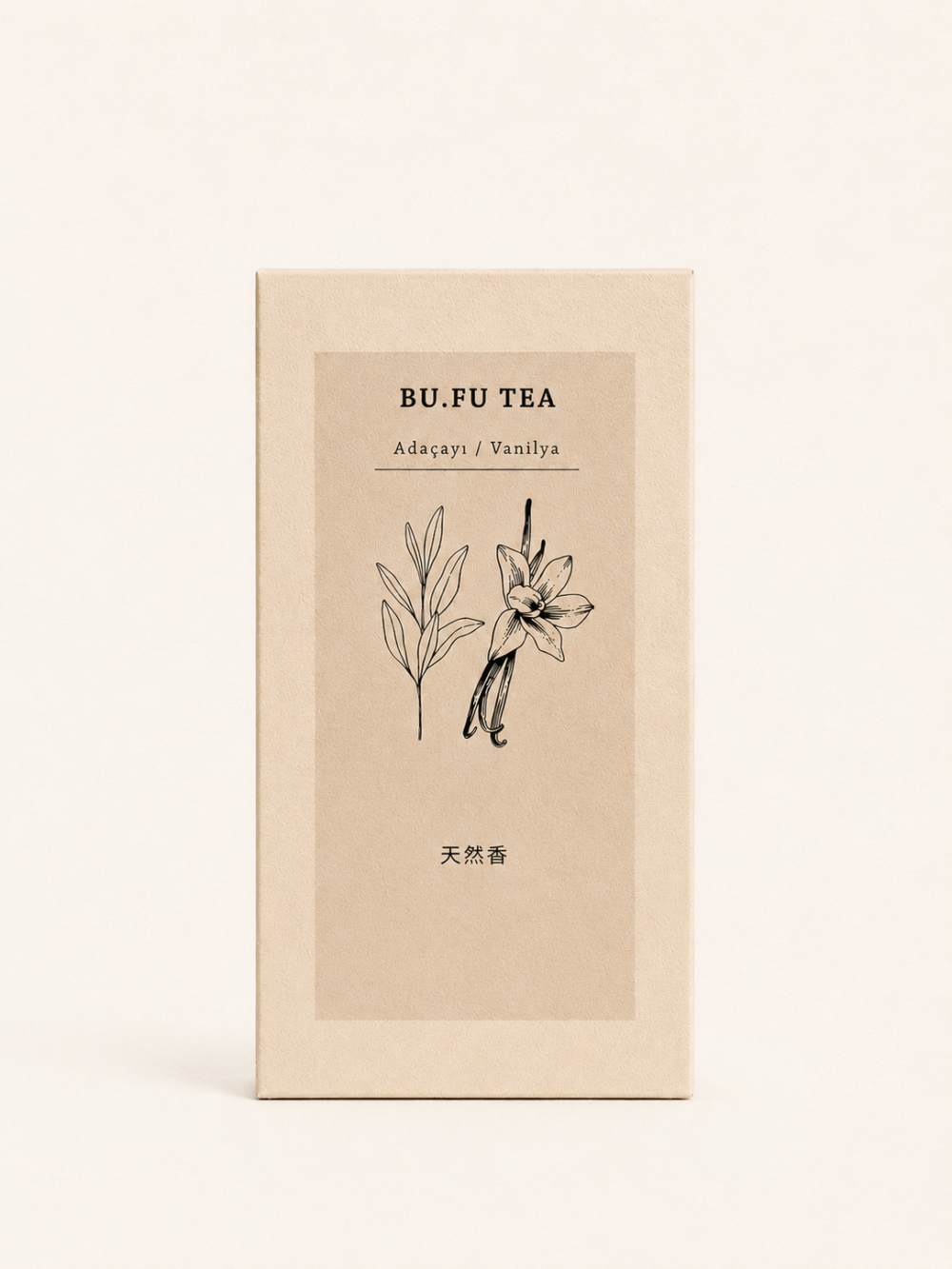 Bufu Tea Adaçayı doğal tütsü ürün kutusu