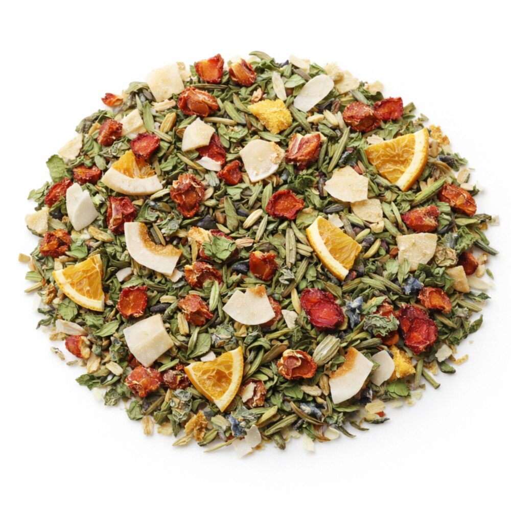 Bufu Tea White Shore doğal bitki çayı harmanı