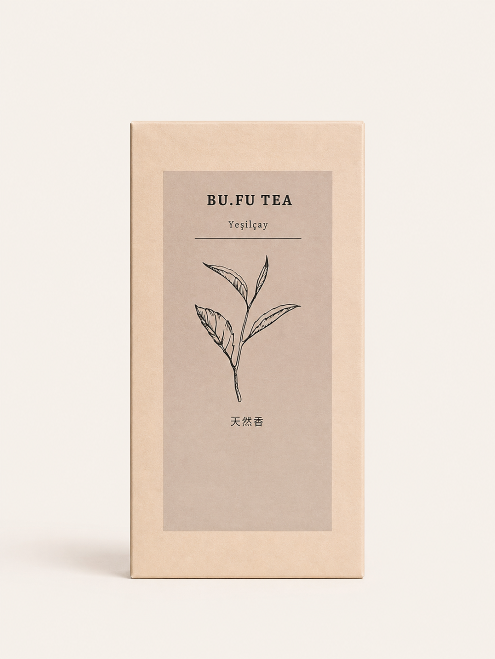 Bufu Tea Yeşil Çay doğal tütsü ürün kutusu