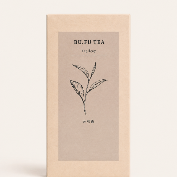 Bufu Tea Yeşil Çay doğal tütsü ürün kutusu