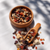 Bufu Tea Sun Ritual bitki çayı yakın plan ürün detayı