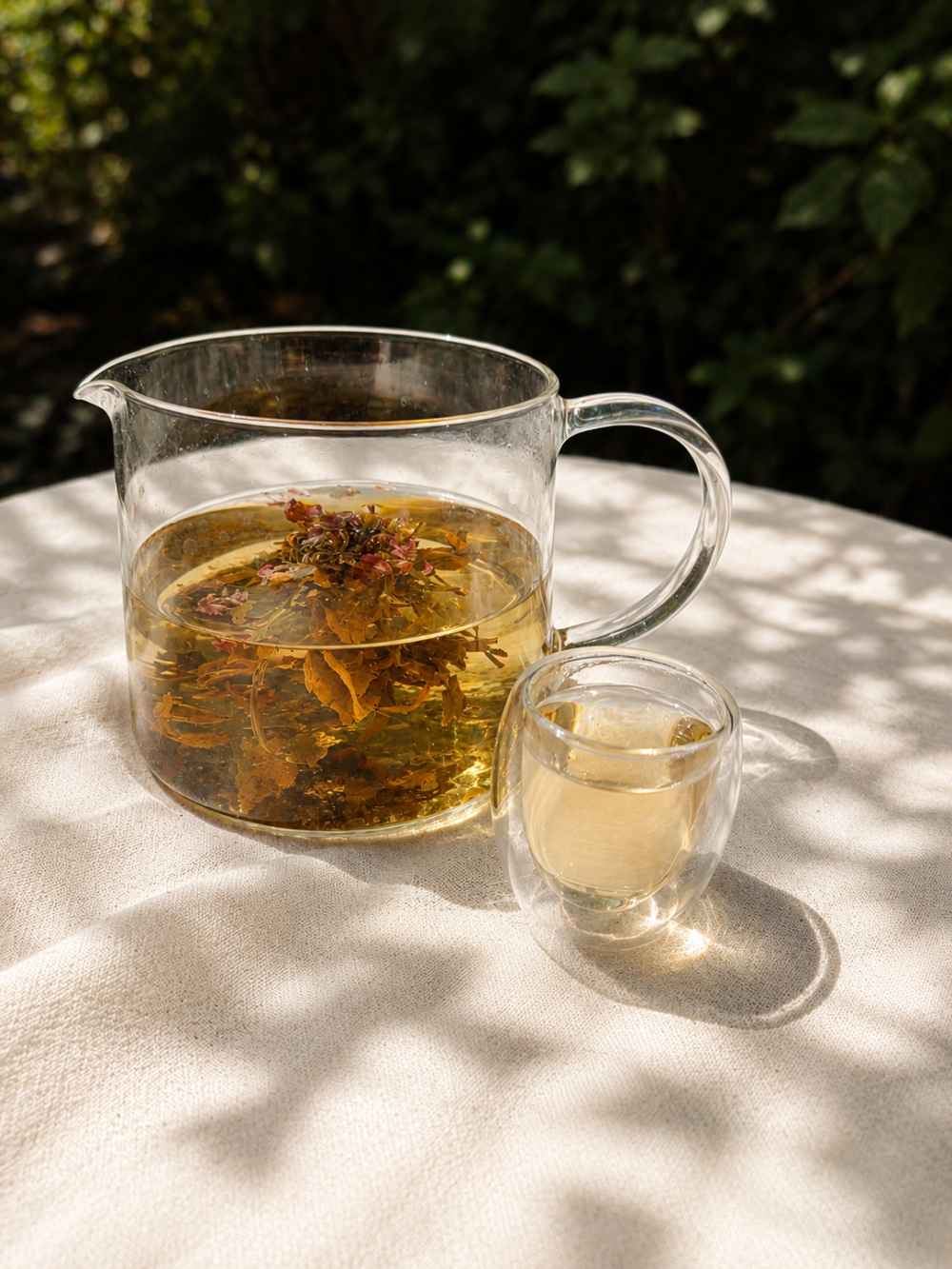 Bufu Tea Blooming Tea demlenmiş çiçek açan çay