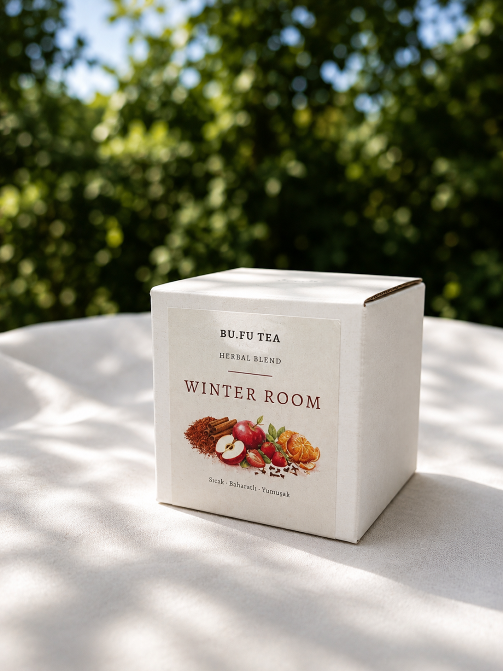 Bufu Tea Winter Room doğal bitki çayı yaşam tarzı görseli